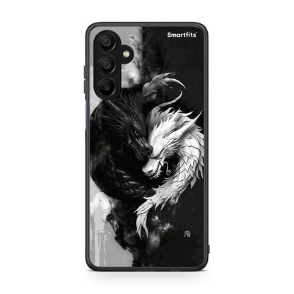 Samsung A15 5G Yin Yang Θήκη από τη Smartfits με σχέδιο στο πίσω μέρος και μαύρο περίβλημα | Smartphone case with colorful back and black bezels by Smartfits