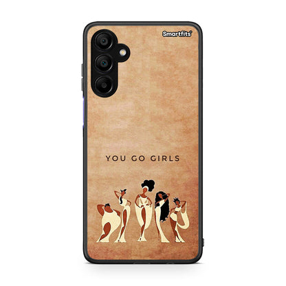 Samsung A15 5G You Go Girl θήκη από τη Smartfits με σχέδιο στο πίσω μέρος και μαύρο περίβλημα | Smartphone case with colorful back and black bezels by Smartfits