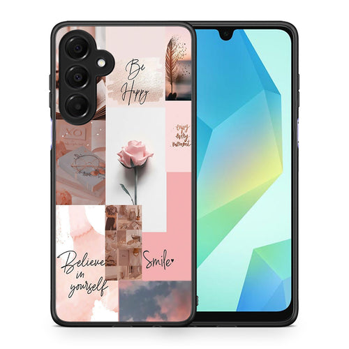 Θήκη Samsung Galaxy A16 4G / 5G Aesthetic Collage από τη Smartfits με σχέδιο στο πίσω μέρος και μαύρο περίβλημα | Samsung Galaxy A16 4G / 5G Aesthetic Collage case with colorful back and black bezels