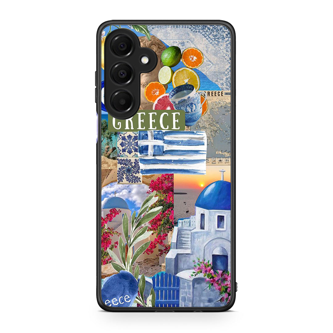 Samsung Galaxy A16 4G / 5G All Greek Θήκη από τη Smartfits με σχέδιο στο πίσω μέρος και μαύρο περίβλημα | Smartphone case with colorful back and black bezels by Smartfits