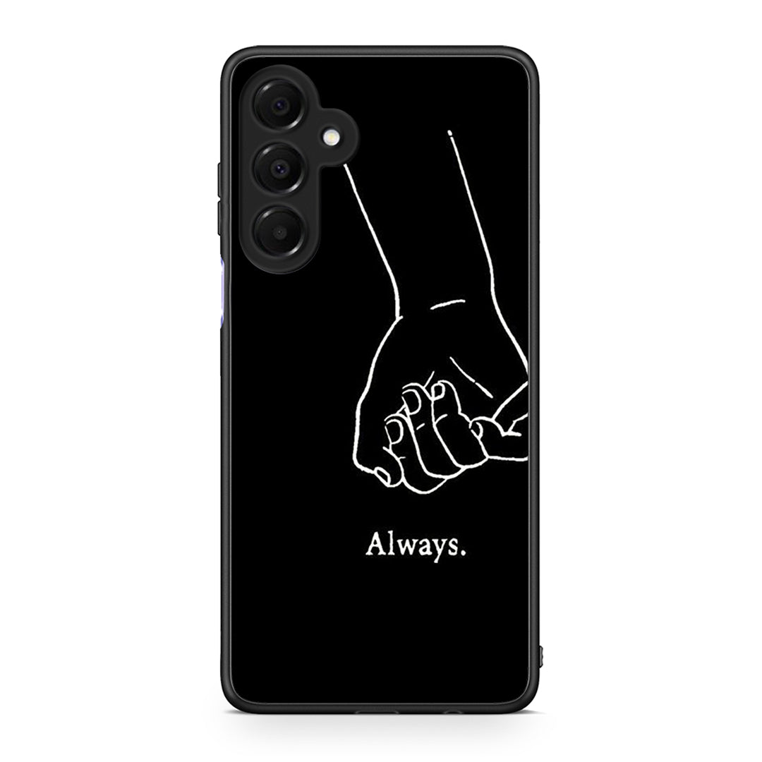 Samsung Galaxy A16 4G / 5G Always & Forever 1 Θήκη Αγίου Βαλεντίνου από τη Smartfits με σχέδιο στο πίσω μέρος και μαύρο περίβλημα | Smartphone case with colorful back and black bezels by Smartfits