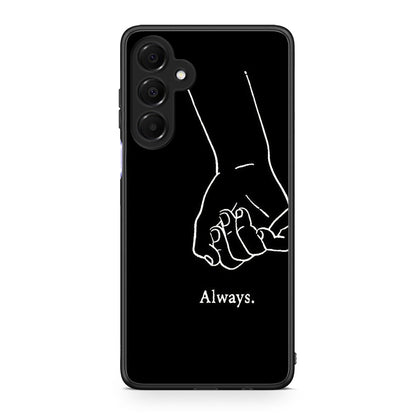 Samsung Galaxy A16 4G / 5G Always & Forever 1 Θήκη Αγίου Βαλεντίνου από τη Smartfits με σχέδιο στο πίσω μέρος και μαύρο περίβλημα | Smartphone case with colorful back and black bezels by Smartfits