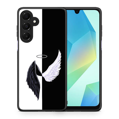 Θήκη Samsung Galaxy A16 4G / 5G Angels Demons από τη Smartfits με σχέδιο στο πίσω μέρος και μαύρο περίβλημα | Samsung Galaxy A16 4G / 5G Angels Demons case with colorful back and black bezels