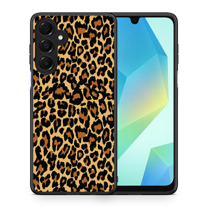Θήκη Samsung Galaxy A16 4G / 5G Leopard Animal από τη Smartfits με σχέδιο στο πίσω μέρος και μαύρο περίβλημα | Samsung Galaxy A16 4G / 5G Leopard Animal case with colorful back and black bezels