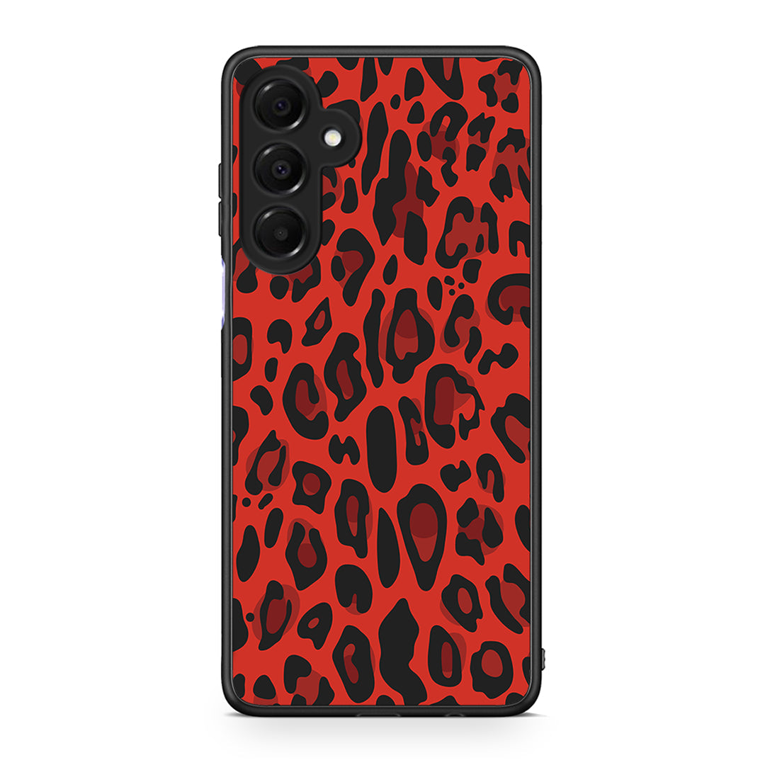 4 - Samsung Galaxy A16 4G / 5G Red Leopard Animal case, cover, bumper
