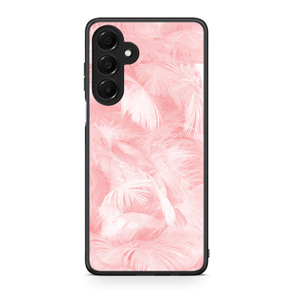 33 - Samsung Galaxy A16 4G / 5G Pink Feather Boho case, cover, bumper