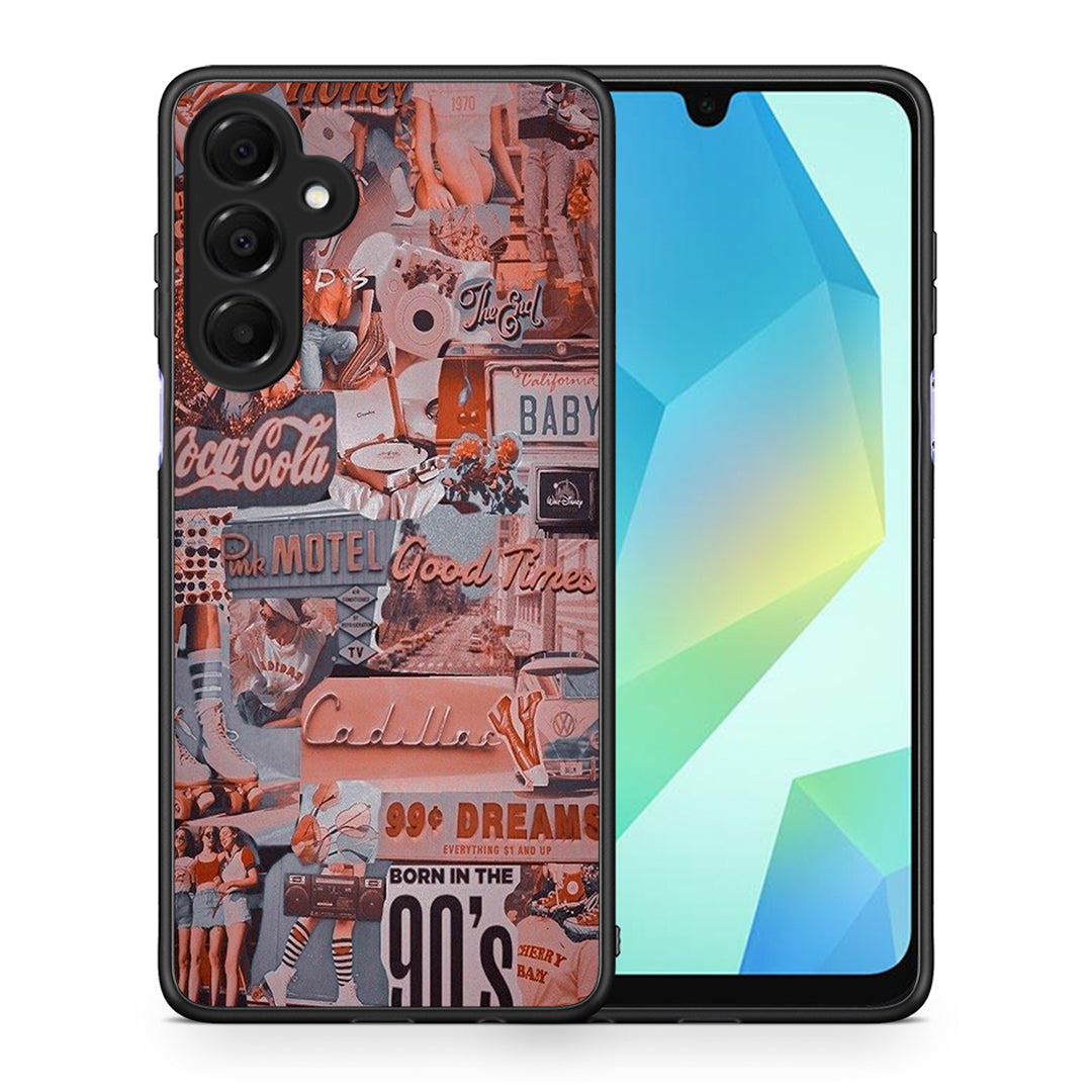 Θήκη Samsung Galaxy A16 4G / 5G Born In 90s από τη Smartfits με σχέδιο στο πίσω μέρος και μαύρο περίβλημα | Samsung Galaxy A16 4G / 5G Born In 90s case with colorful back and black bezels