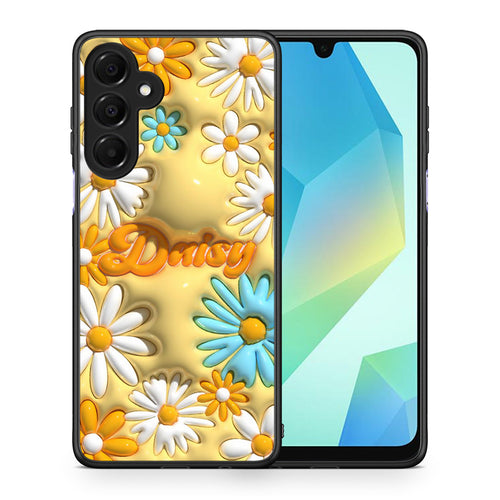 Θήκη Samsung Galaxy A16 4G / 5G Bubble Daisies από τη Smartfits με σχέδιο στο πίσω μέρος και μαύρο περίβλημα | Samsung Galaxy A16 4G / 5G Bubble Daisies case with colorful back and black bezels