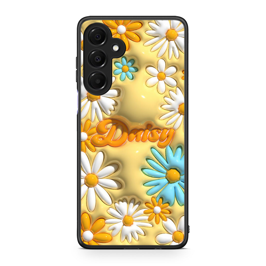 Samsung Galaxy A16 4G / 5G Bubble Daisies θήκη από τη Smartfits με σχέδιο στο πίσω μέρος και μαύρο περίβλημα | Smartphone case with colorful back and black bezels by Smartfits
