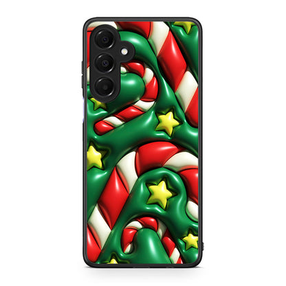 Samsung Galaxy A16 4G / 5G Christmas Bubbles θήκη από τη Smartfits με σχέδιο στο πίσω μέρος και μαύρο περίβλημα | Smartphone case with colorful back and black bezels by Smartfits