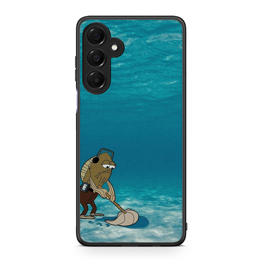 Samsung Galaxy A16 4G / 5G Clean The Ocean Θήκη από τη Smartfits με σχέδιο στο πίσω μέρος και μαύρο περίβλημα | Smartphone case with colorful back and black bezels by Smartfits