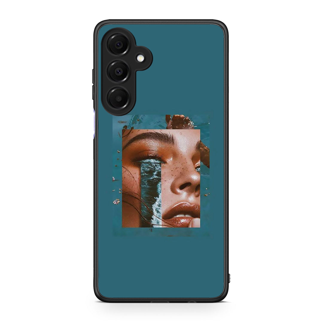 Samsung Galaxy A16 4G / 5G Cry An Ocean θήκη από τη Smartfits με σχέδιο στο πίσω μέρος και μαύρο περίβλημα | Smartphone case with colorful back and black bezels by Smartfits