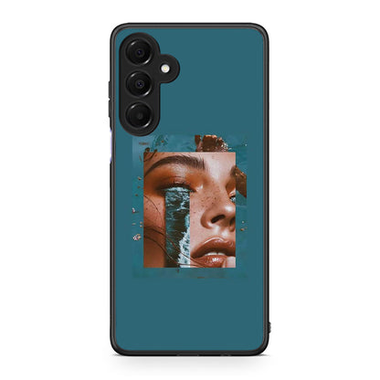 Samsung Galaxy A16 4G / 5G Cry An Ocean θήκη από τη Smartfits με σχέδιο στο πίσω μέρος και μαύρο περίβλημα | Smartphone case with colorful back and black bezels by Smartfits