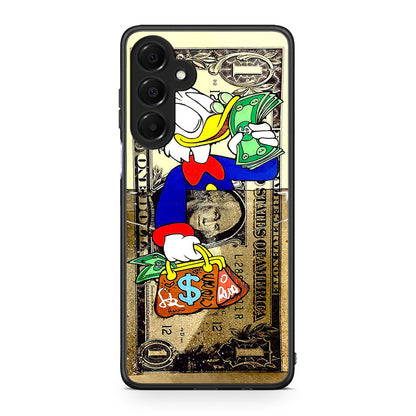 Samsung Galaxy A16 4G / 5G Duck Money Θήκη από τη Smartfits με σχέδιο στο πίσω μέρος και μαύρο περίβλημα | Smartphone case with colorful back and black bezels by Smartfits