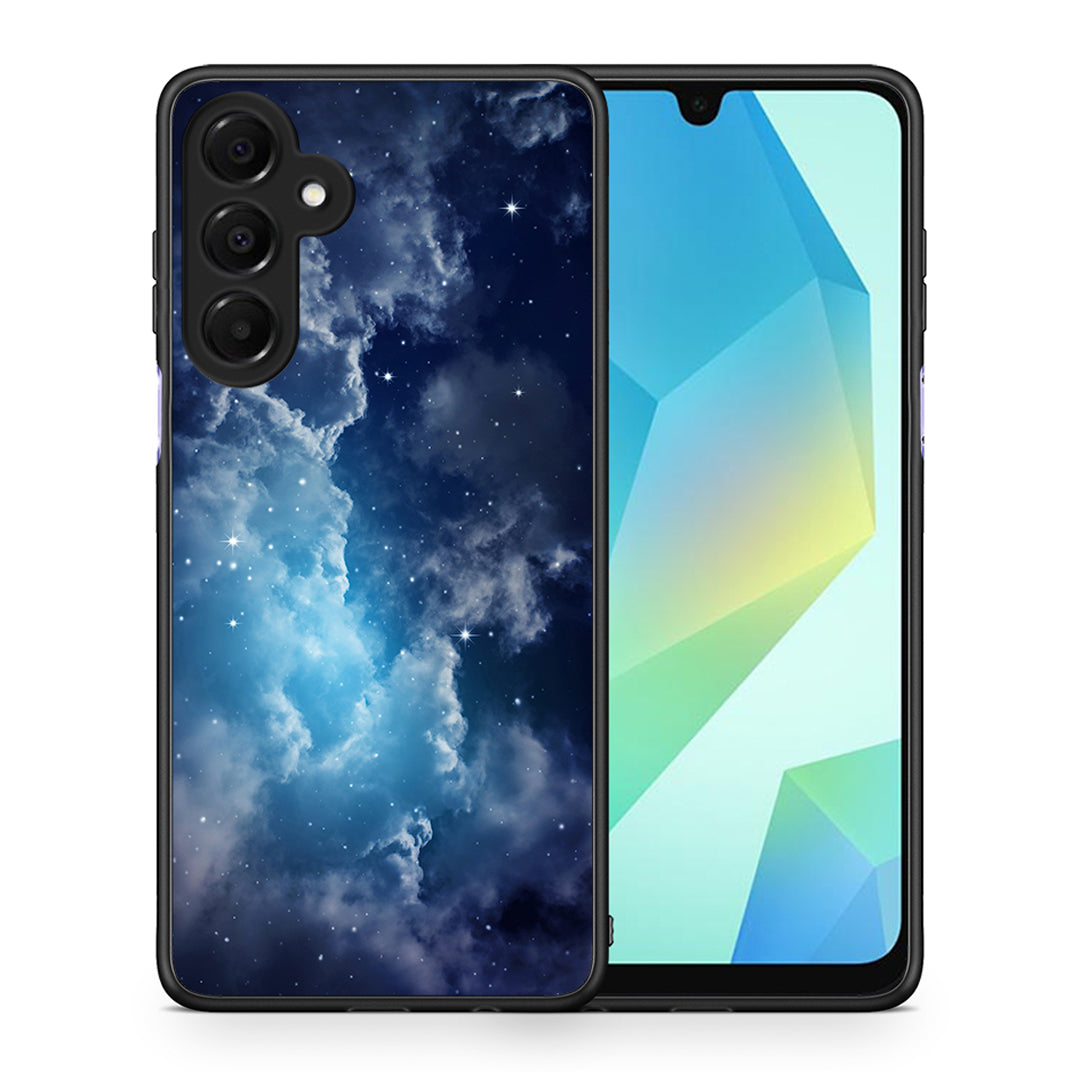 Θήκη Samsung Galaxy A16 4G / 5G Blue Sky Galaxy από τη Smartfits με σχέδιο στο πίσω μέρος και μαύρο περίβλημα | Samsung Galaxy A16 4G / 5G Blue Sky Galaxy case with colorful back and black bezels