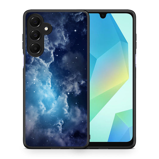 Θήκη Samsung Galaxy A16 4G / 5G Blue Sky Galaxy από τη Smartfits με σχέδιο στο πίσω μέρος και μαύρο περίβλημα | Samsung Galaxy A16 4G / 5G Blue Sky Galaxy case with colorful back and black bezels
