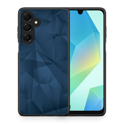 Θήκη Samsung Galaxy A16 4G / 5G Blue Abstract Geometric από τη Smartfits με σχέδιο στο πίσω μέρος και μαύρο περίβλημα | Samsung Galaxy A16 4G / 5G Blue Abstract Geometric case with colorful back and black bezels