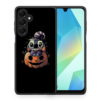 Θήκη Samsung Galaxy A16 4G / 5G Halloween Stitch από τη Smartfits με σχέδιο στο πίσω μέρος και μαύρο περίβλημα | Samsung Galaxy A16 4G / 5G Halloween Stitch case with colorful back and black bezels
