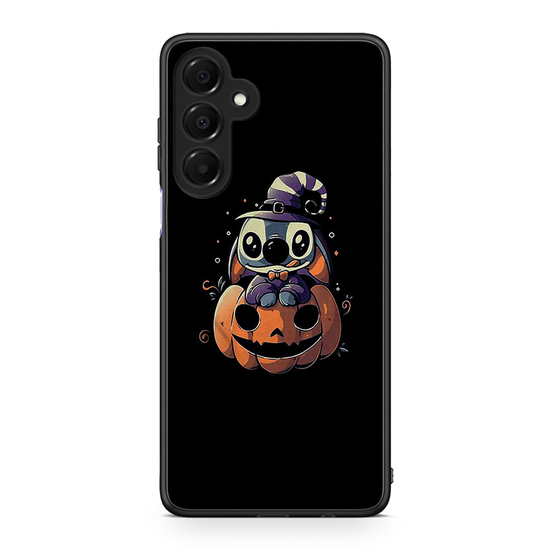 Samsung Galaxy A16 4G / 5G Halloween Stitch θήκη από τη Smartfits με σχέδιο στο πίσω μέρος και μαύρο περίβλημα | Smartphone case with colorful back and black bezels by Smartfits