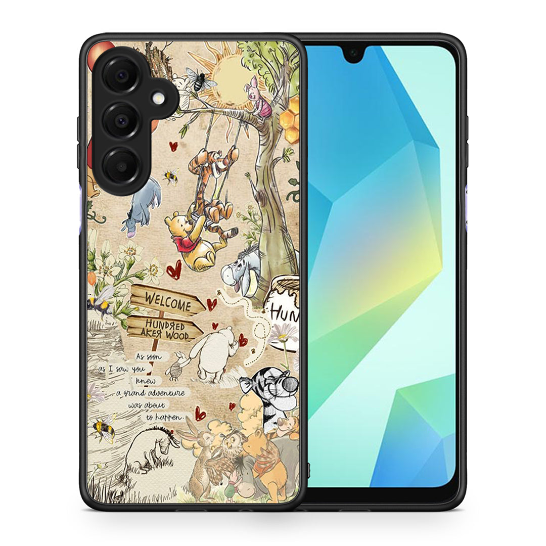 Θήκη Samsung Galaxy A16 4G / 5G Happy Friends από τη Smartfits με σχέδιο στο πίσω μέρος και μαύρο περίβλημα | Samsung Galaxy A16 4G / 5G Happy Friends case with colorful back and black bezels