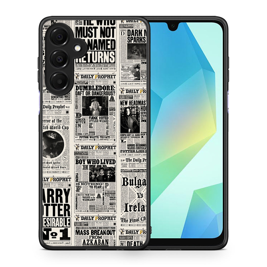 Θήκη Samsung Galaxy A16 4G / 5G Harry Paper από τη Smartfits με σχέδιο στο πίσω μέρος και μαύρο περίβλημα | Samsung Galaxy A16 4G / 5G Harry Paper case with colorful back and black bezels
