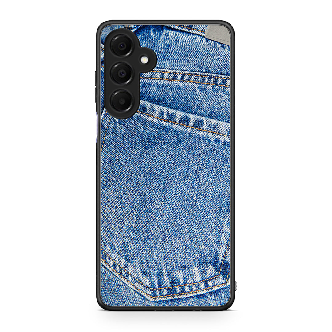 Samsung Galaxy A16 4G / 5G Jeans Pocket θήκη από τη Smartfits με σχέδιο στο πίσω μέρος και μαύρο περίβλημα | Smartphone case with colorful back and black bezels by Smartfits