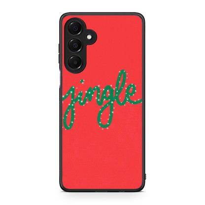 Samsung Galaxy A16 4G / 5G Jingle Xmas θήκη από τη Smartfits με σχέδιο στο πίσω μέρος και μαύρο περίβλημα | Smartphone case with colorful back and black bezels by Smartfits