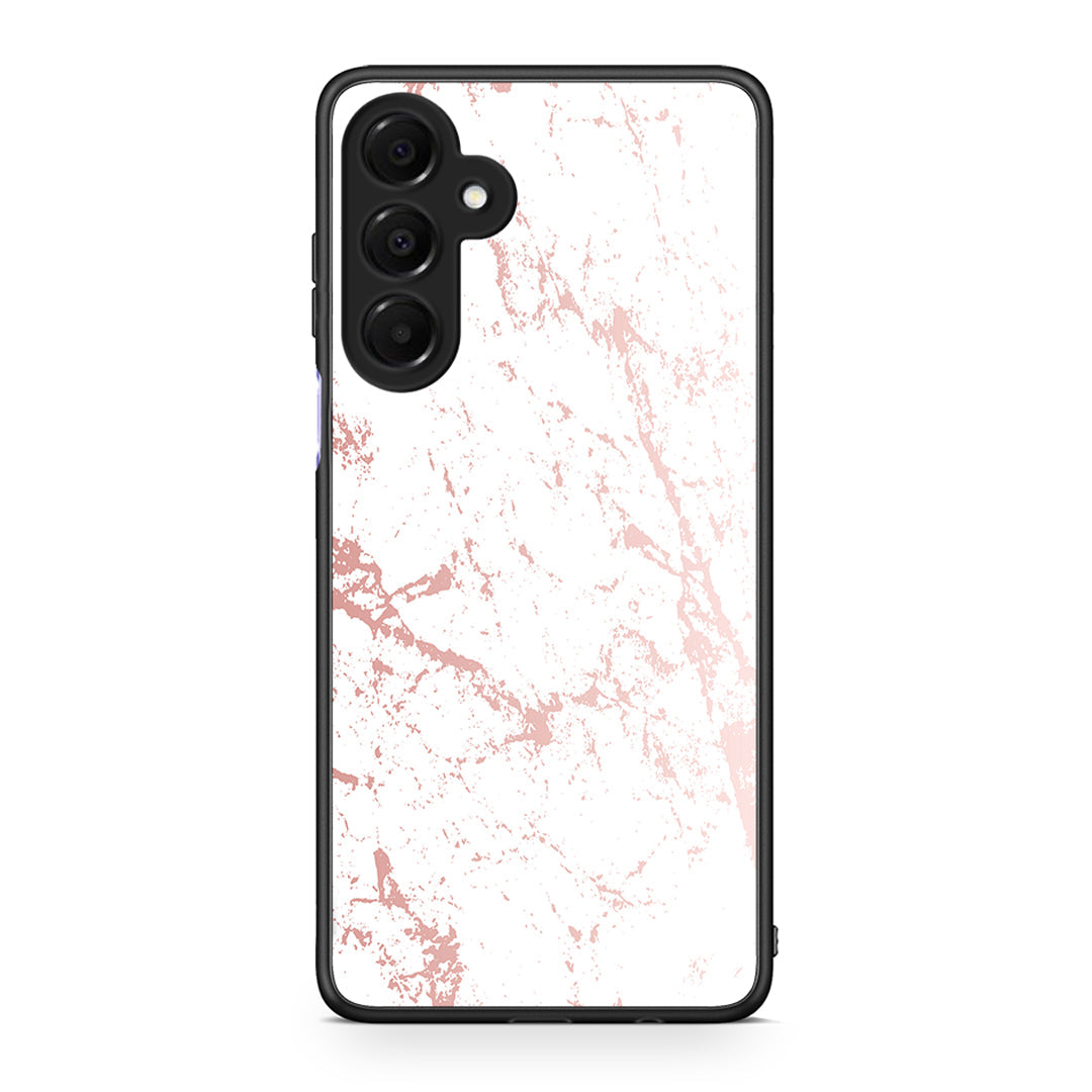 116 - Samsung Galaxy A16 4G / 5G Pink Splash Marble case, cover, bumper