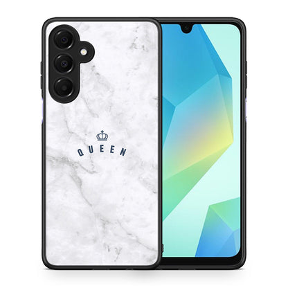 Θήκη Samsung Galaxy A16 4G / 5G Queen Marble από τη Smartfits με σχέδιο στο πίσω μέρος και μαύρο περίβλημα | Samsung Galaxy A16 4G / 5G Queen Marble case with colorful back and black bezels