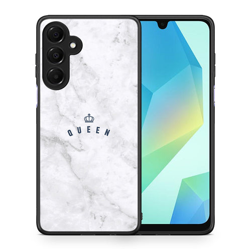 Θήκη Samsung Galaxy A16 4G / 5G Queen Marble από τη Smartfits με σχέδιο στο πίσω μέρος και μαύρο περίβλημα | Samsung Galaxy A16 4G / 5G Queen Marble case with colorful back and black bezels