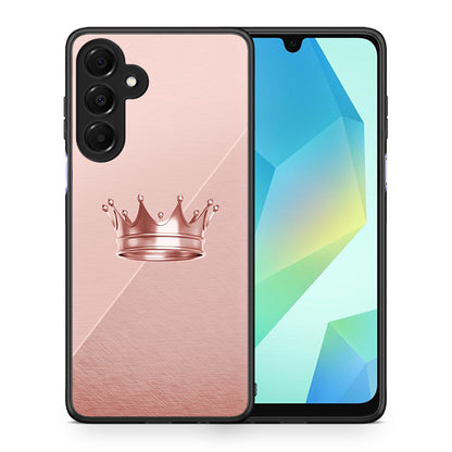 Θήκη Samsung Galaxy A16 4G / 5G Crown Minimal από τη Smartfits με σχέδιο στο πίσω μέρος και μαύρο περίβλημα | Samsung Galaxy A16 4G / 5G Crown Minimal case with colorful back and black bezels