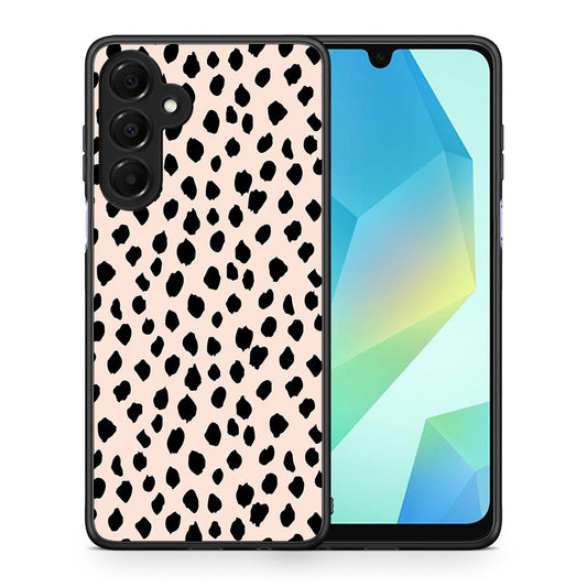 Θήκη Samsung Galaxy A16 4G / 5G New Polka Dots από τη Smartfits με σχέδιο στο πίσω μέρος και μαύρο περίβλημα | Samsung Galaxy A16 4G / 5G New Polka Dots case with colorful back and black bezels