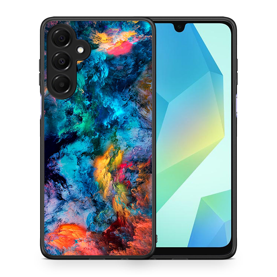 Θήκη Samsung Galaxy A16 4G / 5G Crayola Paint από τη Smartfits με σχέδιο στο πίσω μέρος και μαύρο περίβλημα | Samsung Galaxy A16 4G / 5G Crayola Paint case with colorful back and black bezels