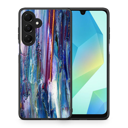 Θήκη Samsung Galaxy A16 4G / 5G Winter Paint από τη Smartfits με σχέδιο στο πίσω μέρος και μαύρο περίβλημα | Samsung Galaxy A16 4G / 5G Winter Paint case with colorful back and black bezels