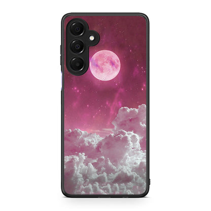 Samsung Galaxy A16 4G / 5G Pink Moon Θήκη από τη Smartfits με σχέδιο στο πίσω μέρος και μαύρο περίβλημα | Smartphone case with colorful back and black bezels by Smartfits