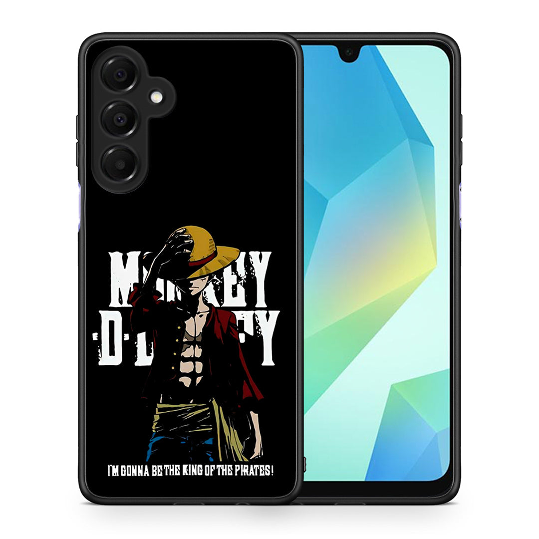 Θήκη Samsung Galaxy A16 4G / 5G Pirate King από τη Smartfits με σχέδιο στο πίσω μέρος και μαύρο περίβλημα | Samsung Galaxy A16 4G / 5G Pirate King case with colorful back and black bezels