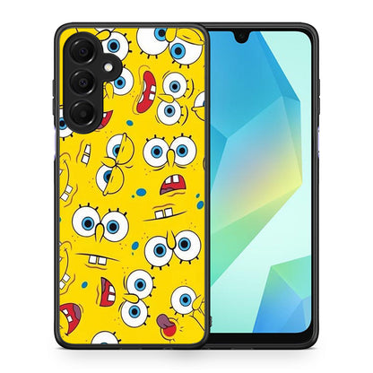 Θήκη Samsung Galaxy A16 4G / 5G Sponge PopArt από τη Smartfits με σχέδιο στο πίσω μέρος και μαύρο περίβλημα | Samsung Galaxy A16 4G / 5G Sponge PopArt case with colorful back and black bezels