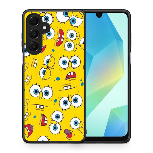 Θήκη Samsung Galaxy A16 4G / 5G Sponge PopArt από τη Smartfits με σχέδιο στο πίσω μέρος και μαύρο περίβλημα | Samsung Galaxy A16 4G / 5G Sponge PopArt case with colorful back and black bezels