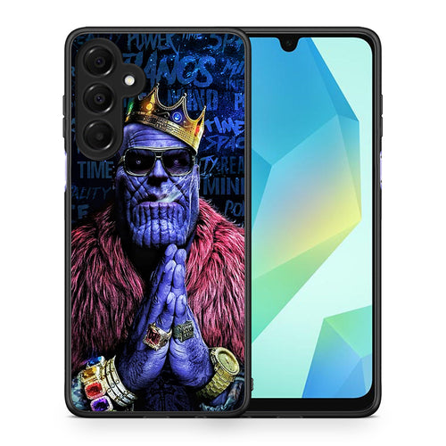 Θήκη Samsung Galaxy A16 4G / 5G Thanos PopArt από τη Smartfits με σχέδιο στο πίσω μέρος και μαύρο περίβλημα | Samsung Galaxy A16 4G / 5G Thanos PopArt case with colorful back and black bezels