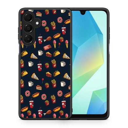 Θήκη Samsung Galaxy A16 4G / 5G Hungry Random από τη Smartfits με σχέδιο στο πίσω μέρος και μαύρο περίβλημα | Samsung Galaxy A16 4G / 5G Hungry Random case with colorful back and black bezels