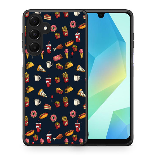 Θήκη Samsung Galaxy A16 4G / 5G Hungry Random από τη Smartfits με σχέδιο στο πίσω μέρος και μαύρο περίβλημα | Samsung Galaxy A16 4G / 5G Hungry Random case with colorful back and black bezels