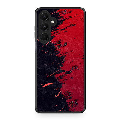 Samsung Galaxy A16 4G / 5G Red Paint Θήκη Αγίου Βαλεντίνου από τη Smartfits με σχέδιο στο πίσω μέρος και μαύρο περίβλημα | Smartphone case with colorful back and black bezels by Smartfits