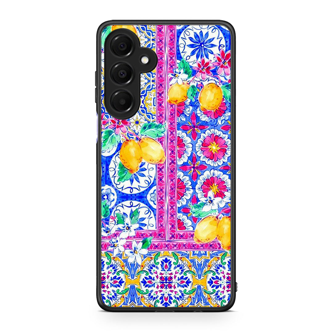 Samsung Galaxy A16 4G / 5G Retro Spring θήκη από τη Smartfits με σχέδιο στο πίσω μέρος και μαύρο περίβλημα | Smartphone case with colorful back and black bezels by Smartfits
