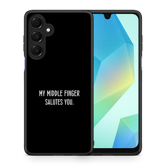 Θήκη Samsung Galaxy A16 4G / 5G Salute από τη Smartfits με σχέδιο στο πίσω μέρος και μαύρο περίβλημα | Samsung Galaxy A16 4G / 5G Salute case with colorful back and black bezels