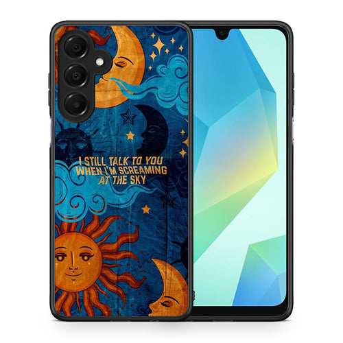 Θήκη Samsung Galaxy A16 4G / 5G Screaming Sky από τη Smartfits με σχέδιο στο πίσω μέρος και μαύρο περίβλημα | Samsung Galaxy A16 4G / 5G Screaming Sky case with colorful back and black bezels
