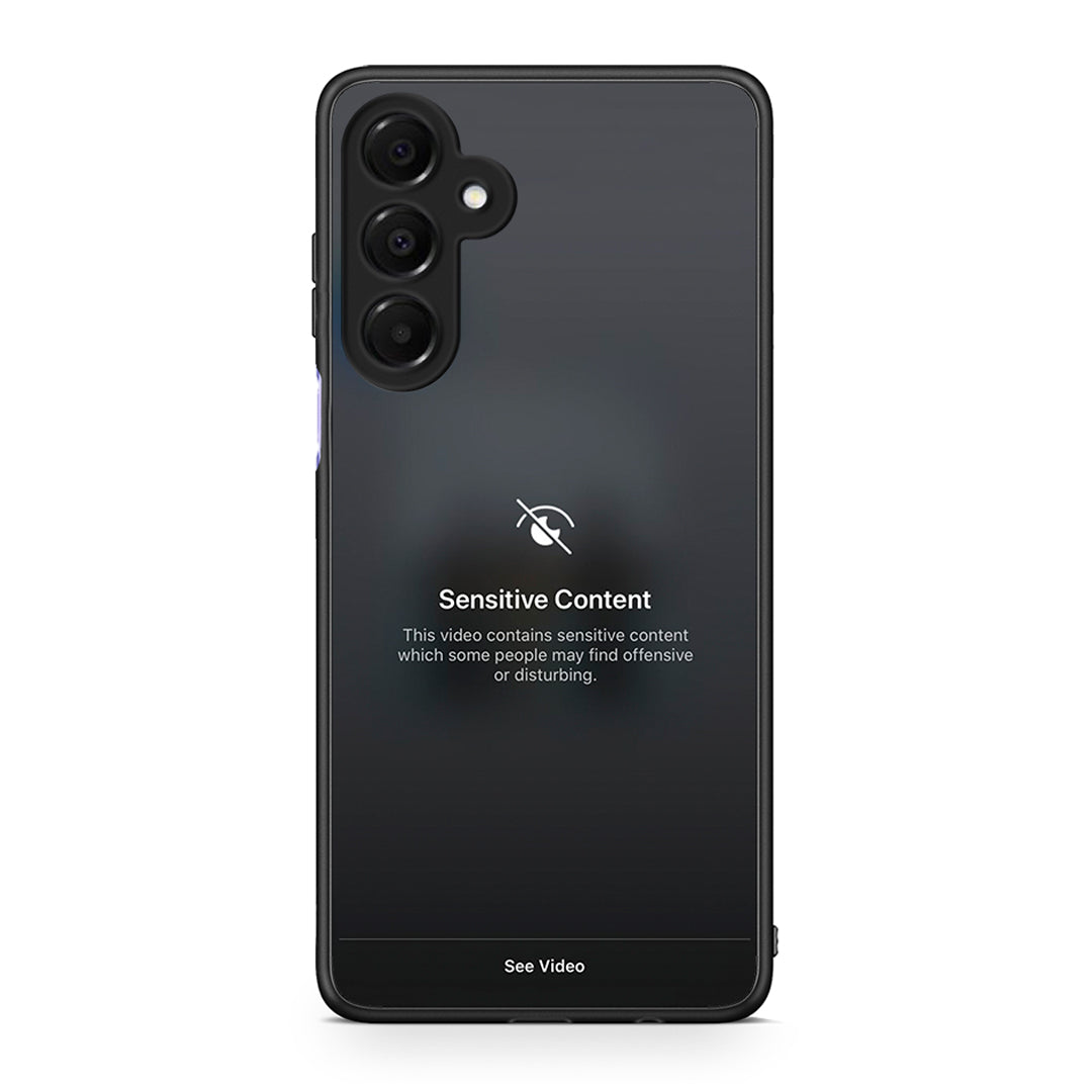 Samsung Galaxy A16 4G / 5G Sensitive Content θήκη από τη Smartfits με σχέδιο στο πίσω μέρος και μαύρο περίβλημα | Smartphone case with colorful back and black bezels by Smartfits