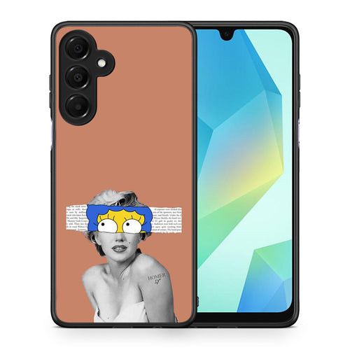 Θήκη Samsung Galaxy A16 4G / 5G Sim Merilyn από τη Smartfits με σχέδιο στο πίσω μέρος και μαύρο περίβλημα | Samsung Galaxy A16 4G / 5G Sim Merilyn case with colorful back and black bezels