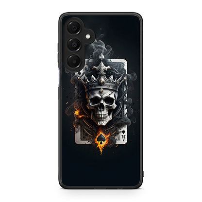 Samsung Galaxy A16 4G / 5G Skull King Ace θήκη από τη Smartfits με σχέδιο στο πίσω μέρος και μαύρο περίβλημα | Smartphone case with colorful back and black bezels by Smartfits