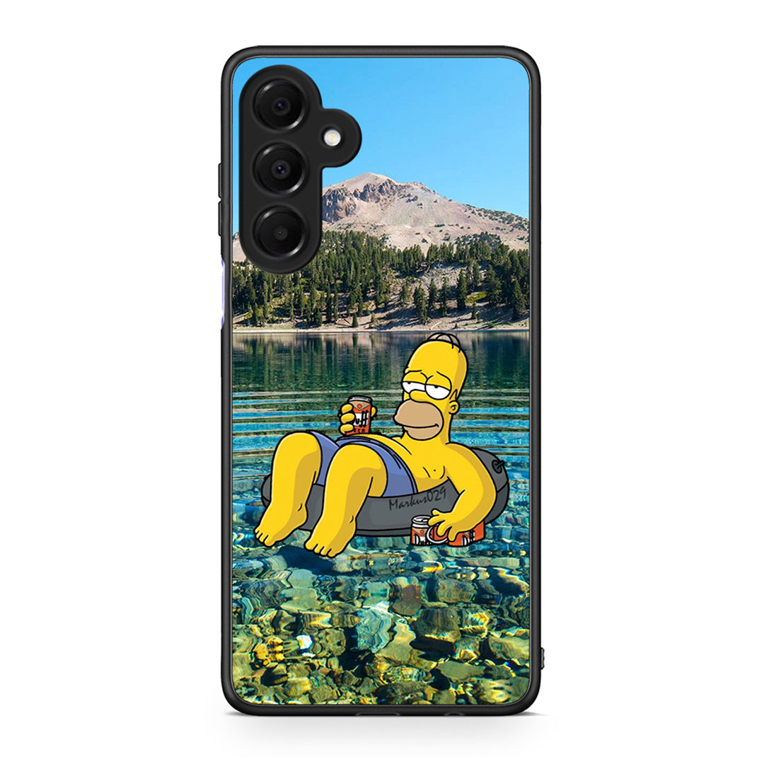 Samsung Galaxy A16 4G / 5G Summer Happiness Θήκη από τη Smartfits με σχέδιο στο πίσω μέρος και μαύρο περίβλημα | Smartphone case with colorful back and black bezels by Smartfits
