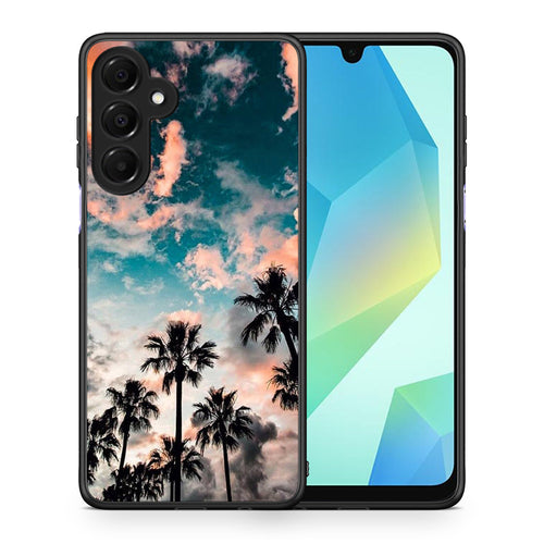 Θήκη Samsung Galaxy A16 4G / 5G Sky Summer από τη Smartfits με σχέδιο στο πίσω μέρος και μαύρο περίβλημα | Samsung Galaxy A16 4G / 5G Sky Summer case with colorful back and black bezels